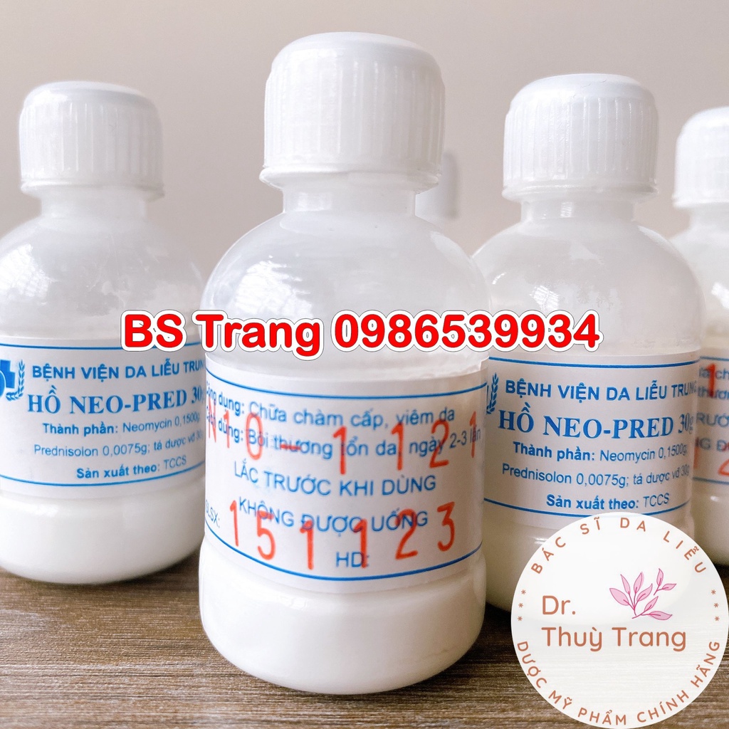 Hồ NEO-PRED 30G - bệnh viện Da liễu Trung ương - Bác sĩ Trang - Hồ Neopred