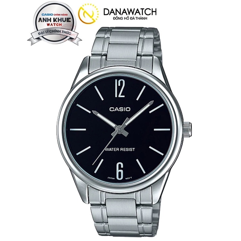 Đồng Hồ Nam Casio Chính Hãng MTP-V005D-1B Dây Kim Loại 40mm