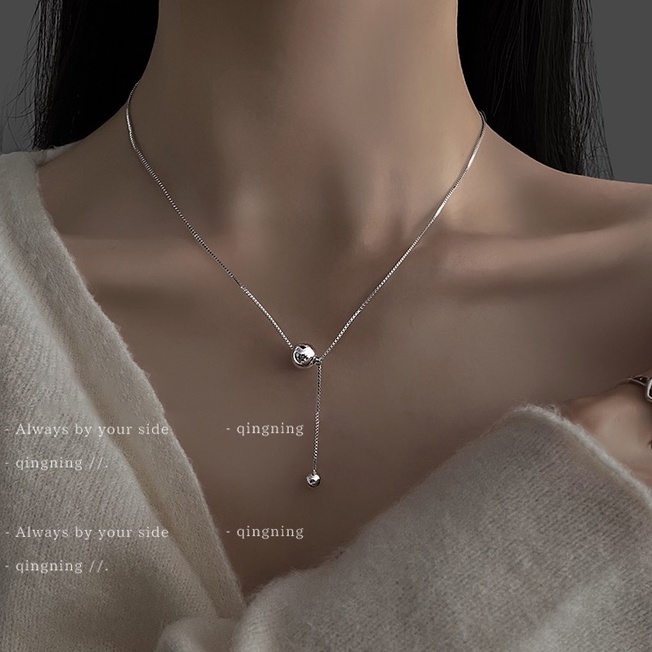 Vòng Cổ Chuỗi Hạt Tròn Thời Trang Hàn Quốc Đơn Giản Dễ Phối Đồ Dành Cho Nữ