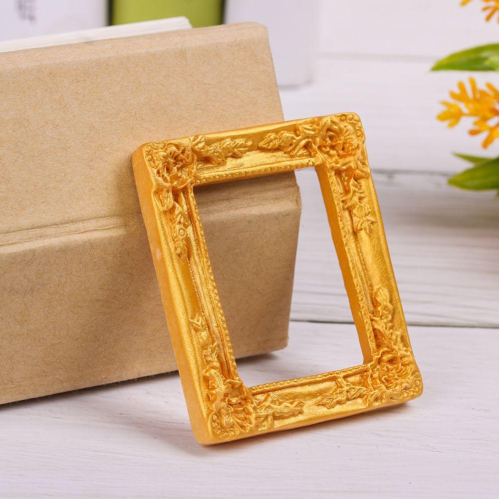 LUOL Bộ 2 Khung Ảnh Mini Tỉ Lệ 1 / 12 Trang Trí Nội Thất