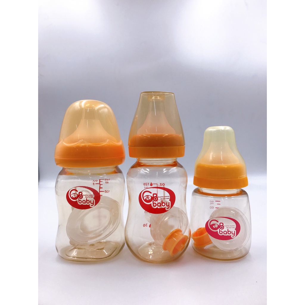 Bình Sữa PPSU GB-Baby Cổ Rộng, Cổ Hẹp 80/120/160ML