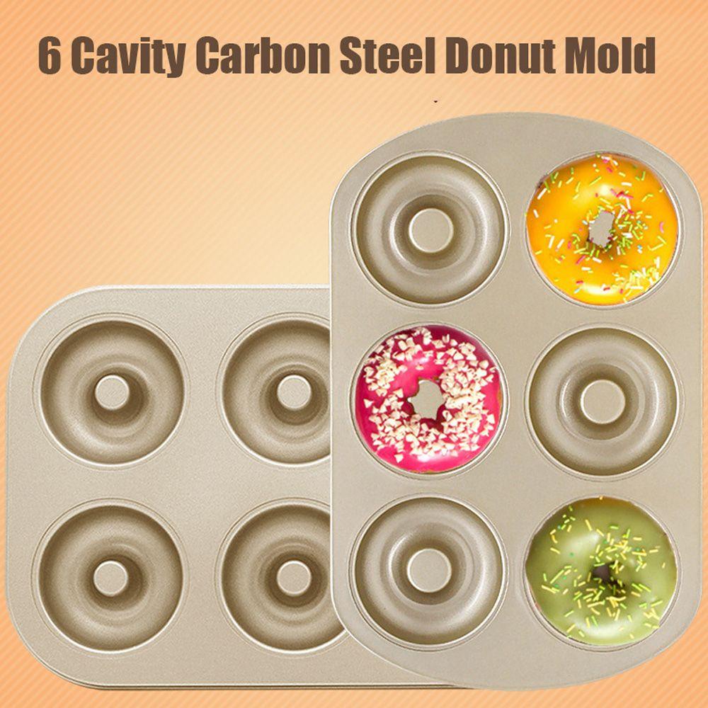 Khuôn Làm Bánh Donut 3D Chống Dính Tiện Dụng