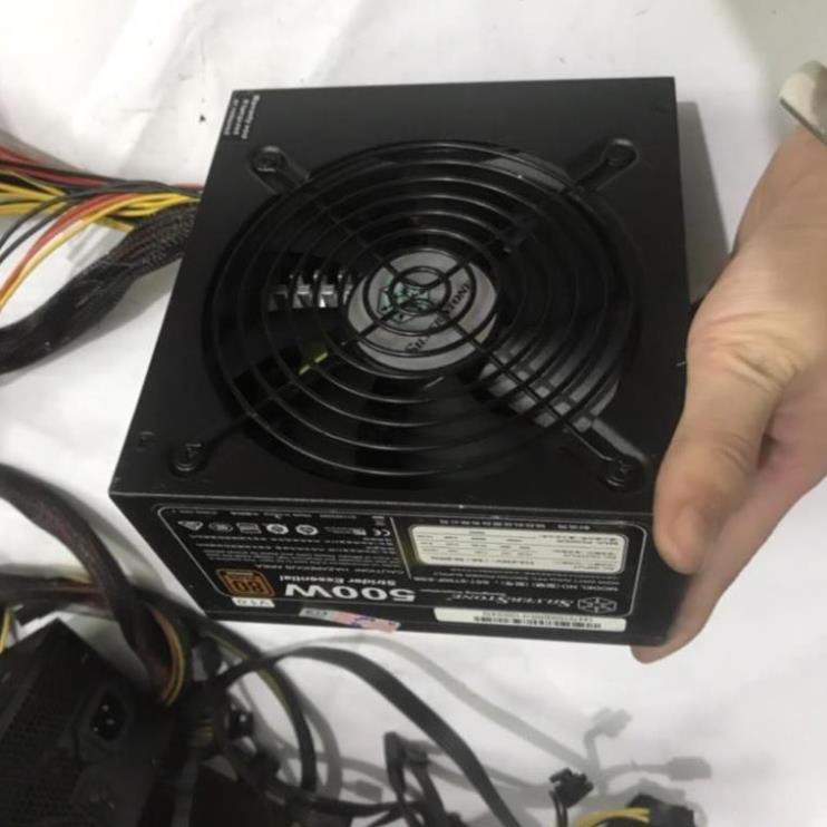 Nguồn 500w chính hãng Silver Stone chuẩn 80plus bronze cũ bảo hành 1 tháng