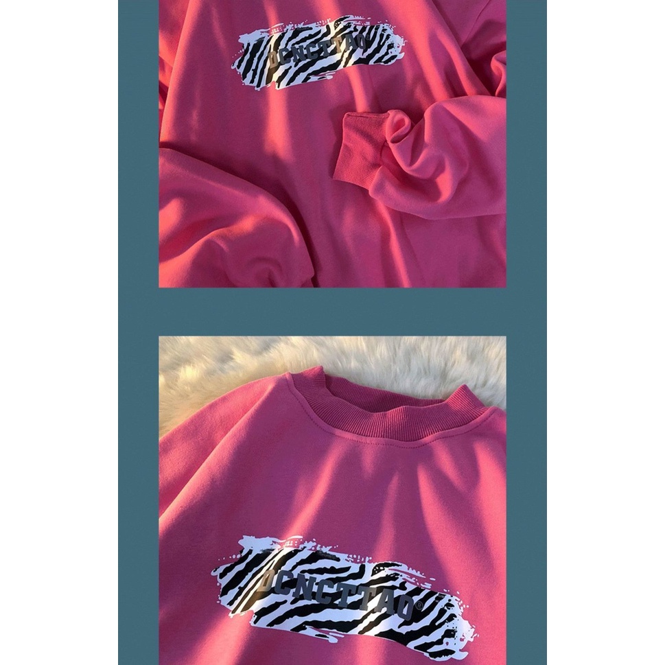 Áo sweater dáng rộng cổ tròn thời trang Harajuku cho nữ | BigBuy360 - bigbuy360.vn