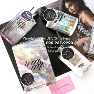 Nước hoa lăn dream angel 7ml, dưỡng thể 250ml nước hoa toàn thân 250ml, oil 200ml, gel tắm 250ml - victoria's secret