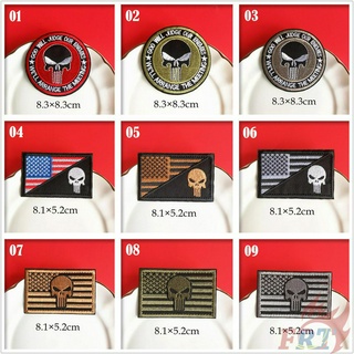 Miếng vá ủi thêu phong cách MARVEL Punisher độc đáo