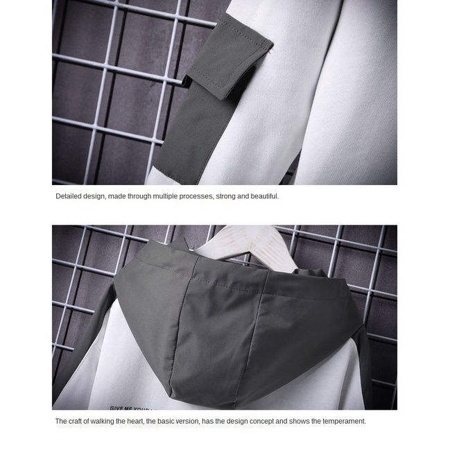 Áo hoodie dài tay màu sắc thời trang cho bé trai