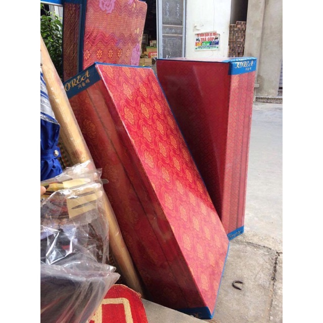 Đệm xốp ép Hàn Quốc siêu nhẹ đàn hồi tốt chống đau lưng 1m6x2mx7cm Bonbishop