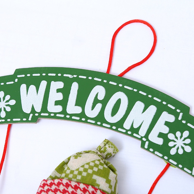 Phụ kiện treo cửa trang trí giáng sinh hình ông già noel / người tuyết / cây thông