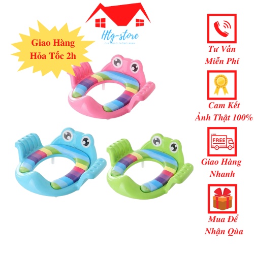 Thu nhỏ bồn cầu cho bé thu nhỏ bồn cầu hình ếch cho bé