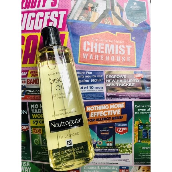 [Bill Úc, Date 2023] Dầu dưỡng thể Neutrogena Body Oil Light | BigBuy360 - bigbuy360.vn