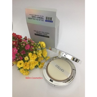 Phấn Phủ Siêu Mịn CELLIO Ex Collagen Twoway Cake 30g