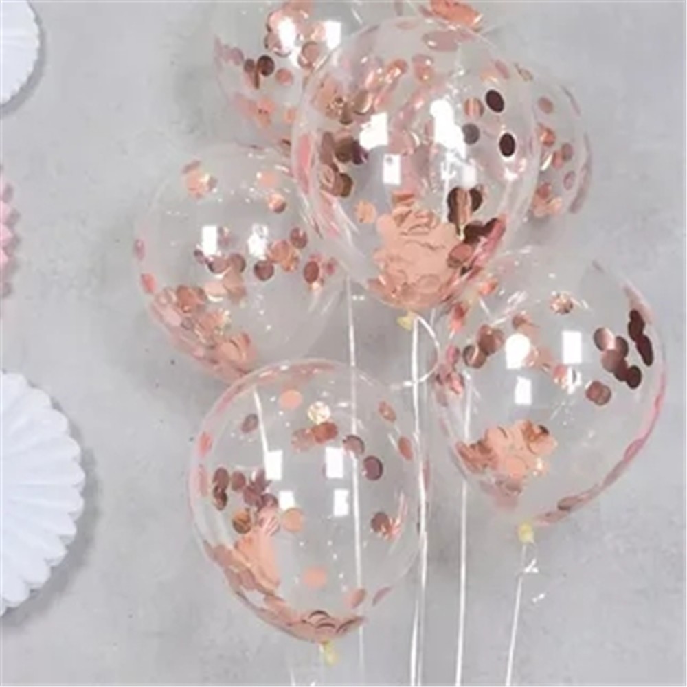 Set 10 Bong Bóng Trong Suốt Nổi Bật Kích Thước 12 Inch Dùng Để Trang Trí Tiệc Cưới/Sinh Nhật