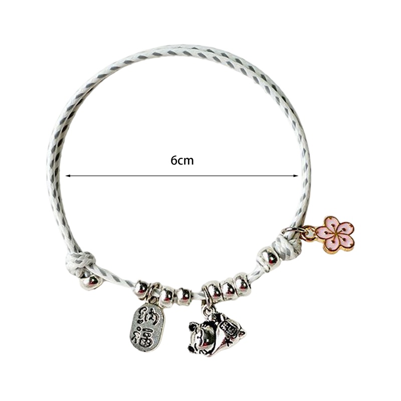 Vòng Đeo Tay May Mắn Hình Mèo May Mắn Cho Nữ