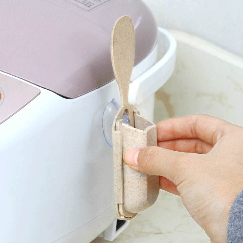 Giá Để Muỗng Xới Cơm Gắn Tường Tiện Lợi