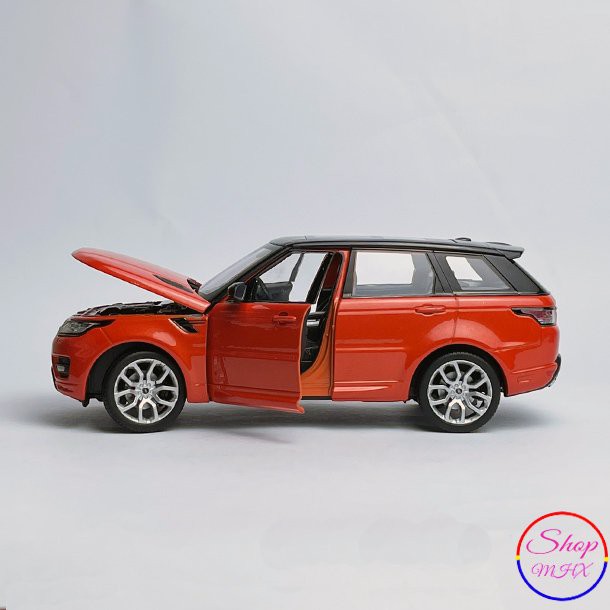 Xe mô hình sắt Range Rover Sport TẶNG KÈM BIỂN SỐ tỉ lệ 1:24 hãng Welly