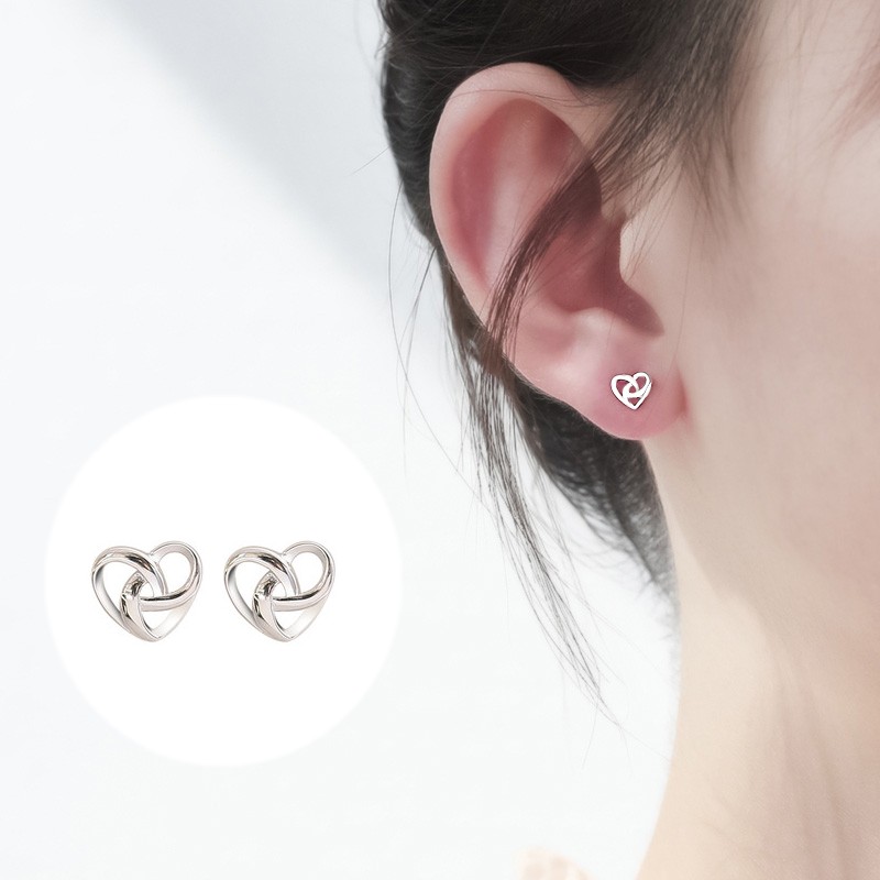 Khuyên Tai Nữ Mạ Bạc 925 Thời Trang