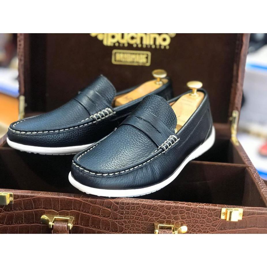 Giày lười nam, giày Driver shoes (Driving loafer) 1F1001-01 mh1