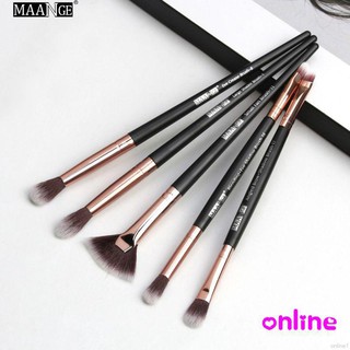 Bộ 5 cọ trang điểm cán nhựa tán phấn đánh khối mắt chất lượng cao