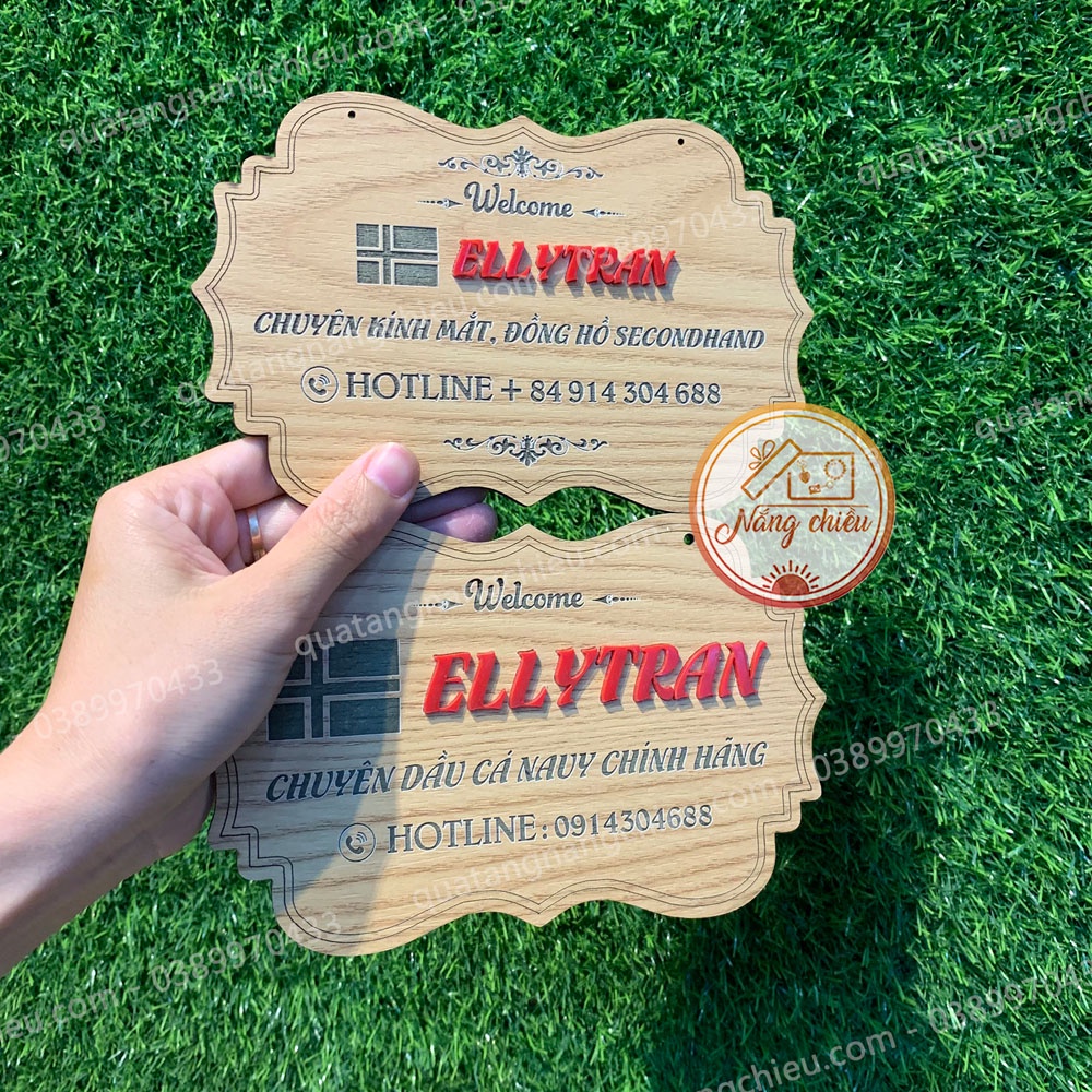 BẢNG HIỆU CHẤT LIỆU GỖ TREO SHOP GIÁ RẺ NHẤT - Phụ kiện chụp ảnh sản phẩm cho shop bán hàng