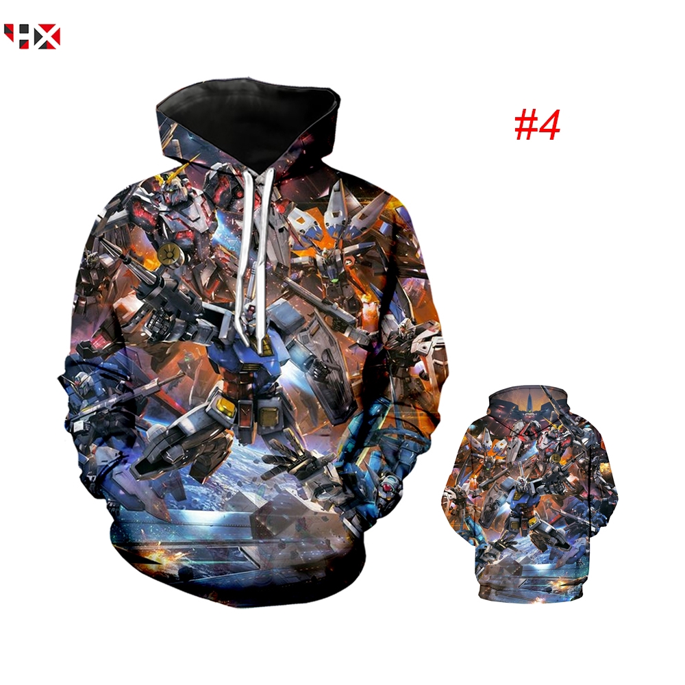 CLOOCL Mobile Suit Gundam Series Battlegear 3D Print Men Hoodies | BigBuy360 - bigbuy360.vn