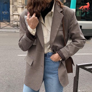 Áo Khoác Blazer Phong Cách Hàn Quốc Thanh Lịch Dành Cho Nữ
