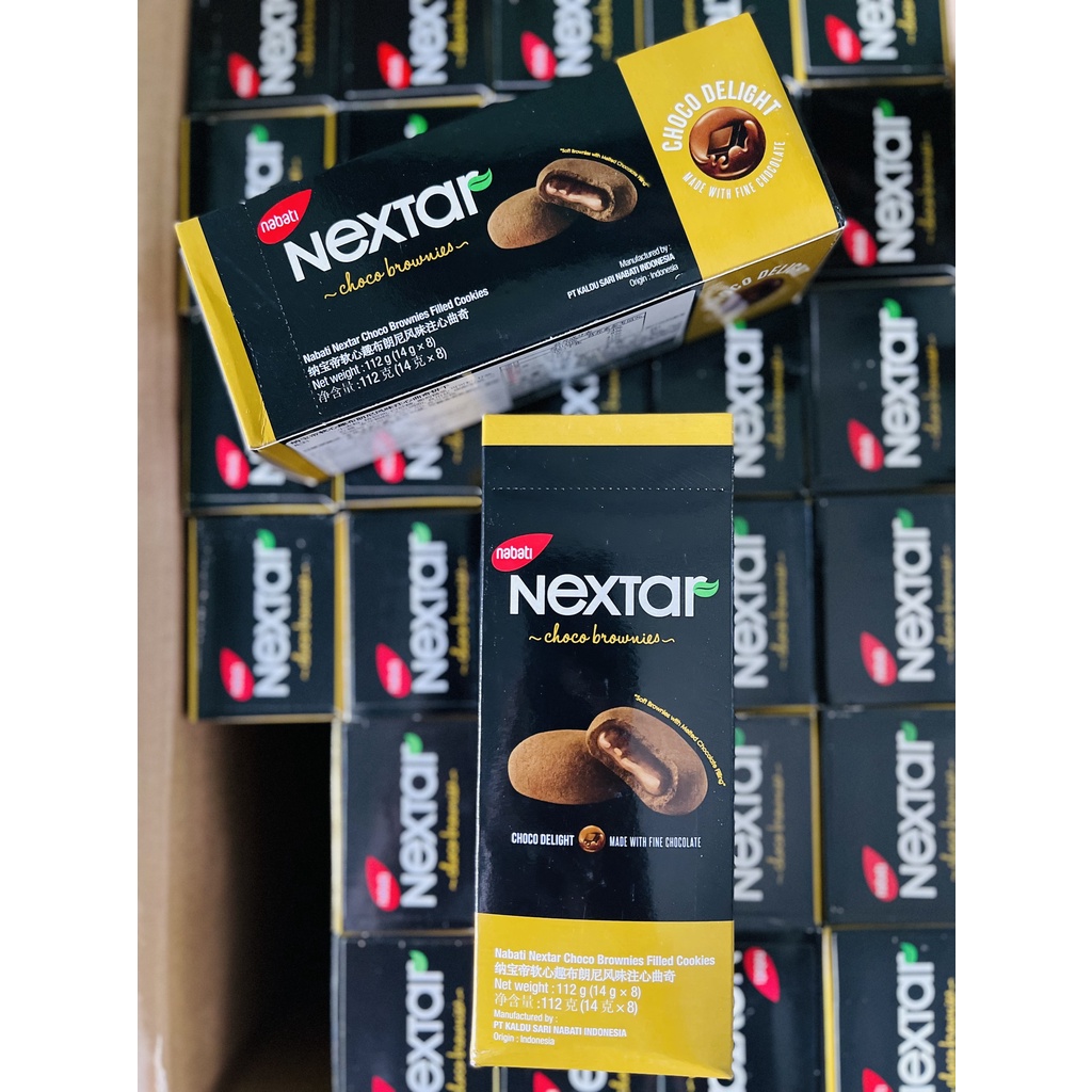 Bánh Nextar Nabati Socola nhập khẩu Indonesia hộp 8 cái