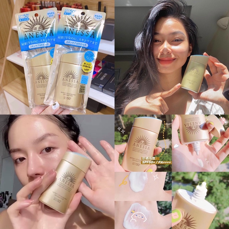 Kem chống nắng Anessa Perfect UV Sunscreen Skincare Milk SPF 50+ PA++ 60ml