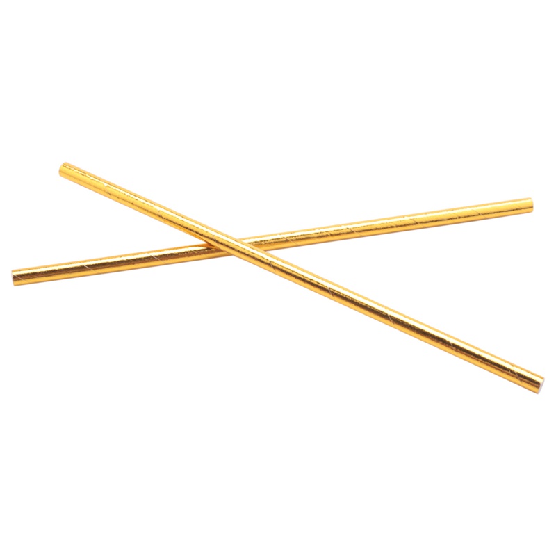 Set 100 Ống Hút Giấy Có Thể Phân Hủy Sinh Học Dùng Một Lần