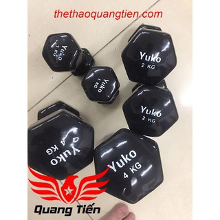 Tạ tay cao su cao cấp  2 kg