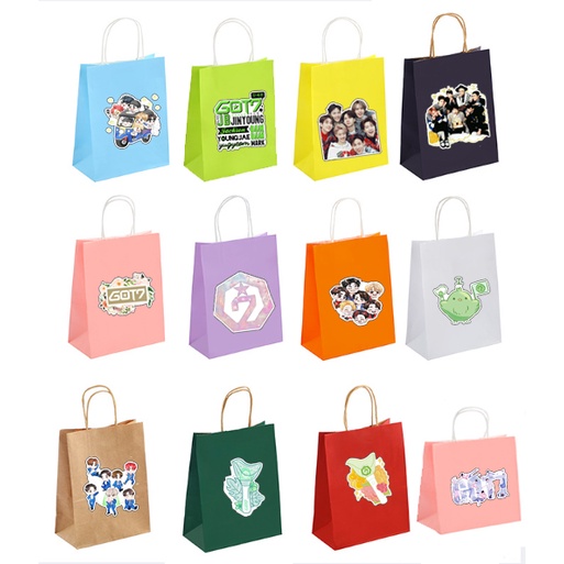 Túi giấy kitty GOT7 ITZY MAMAMOO RED VELVET TGI7 túi quà idol kpop