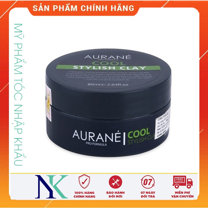 WAX TẠO KIỂU TÓC CỨNG AURANE COOL STYLISH CLAY 80ML