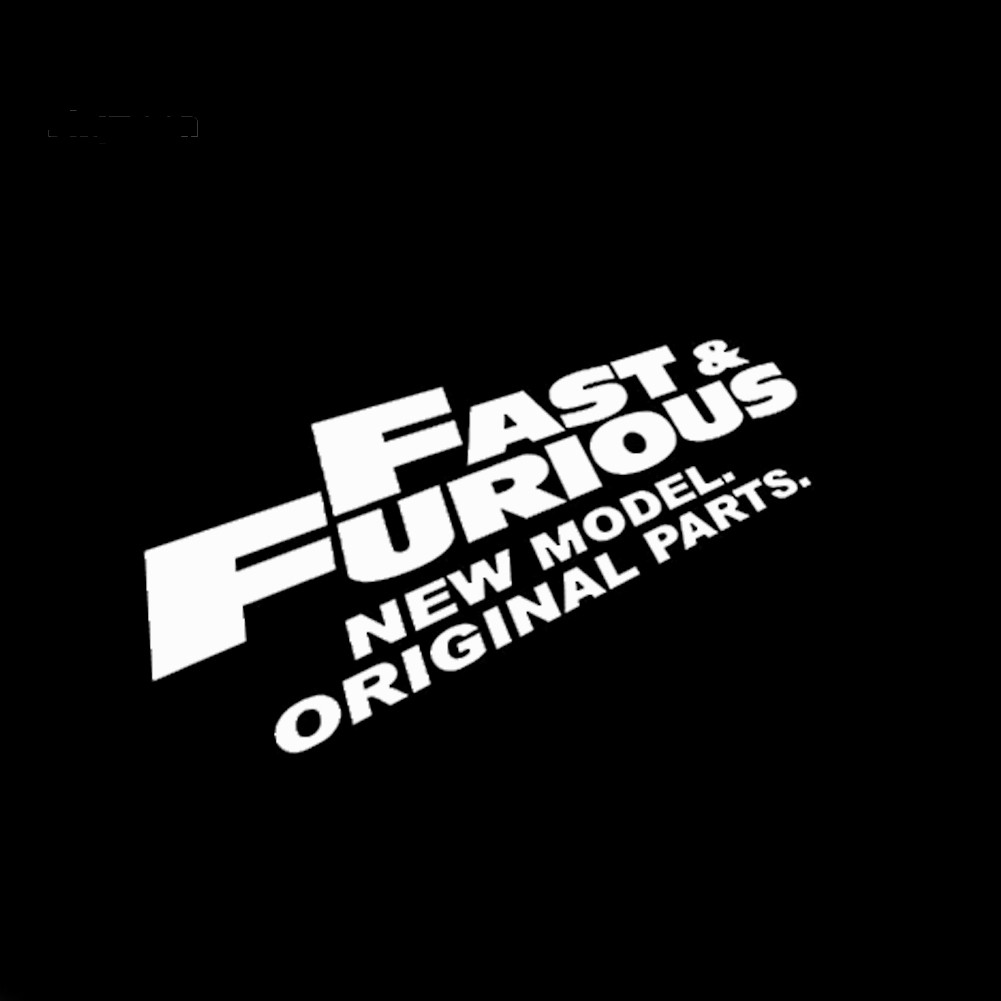 Fast Furious Car-Styling Truck Body Window Decals Reflective Sticker Decor