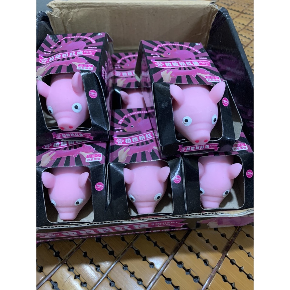 Heo Hồng mềm dẻo siêu kute-đồ chơi squishy heo hồng đáng yêu kéo dài