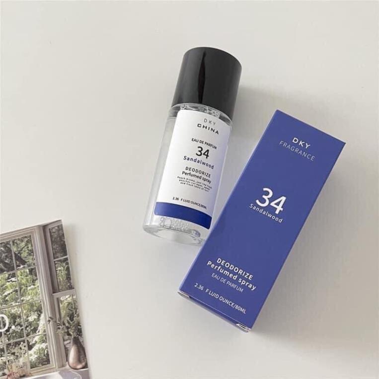 [FREESHIP] Xịt Thơm Quần Áo Dky Lưu Hương Thơm Chống Muỗi ( kèm ảnh thật )