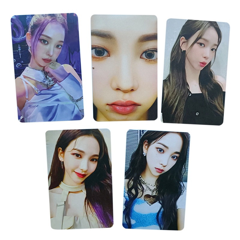 Set 5 Tấm Thẻ Ảnh Lomo Các Thành Viên Nhóm Nhạc Kpop Aespa
