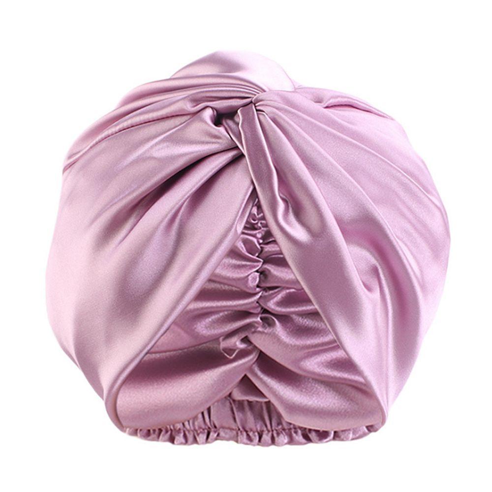 1 Mũ Trùm Đầu Bằng Satin Co Giãn Cho Tóc Xoăn