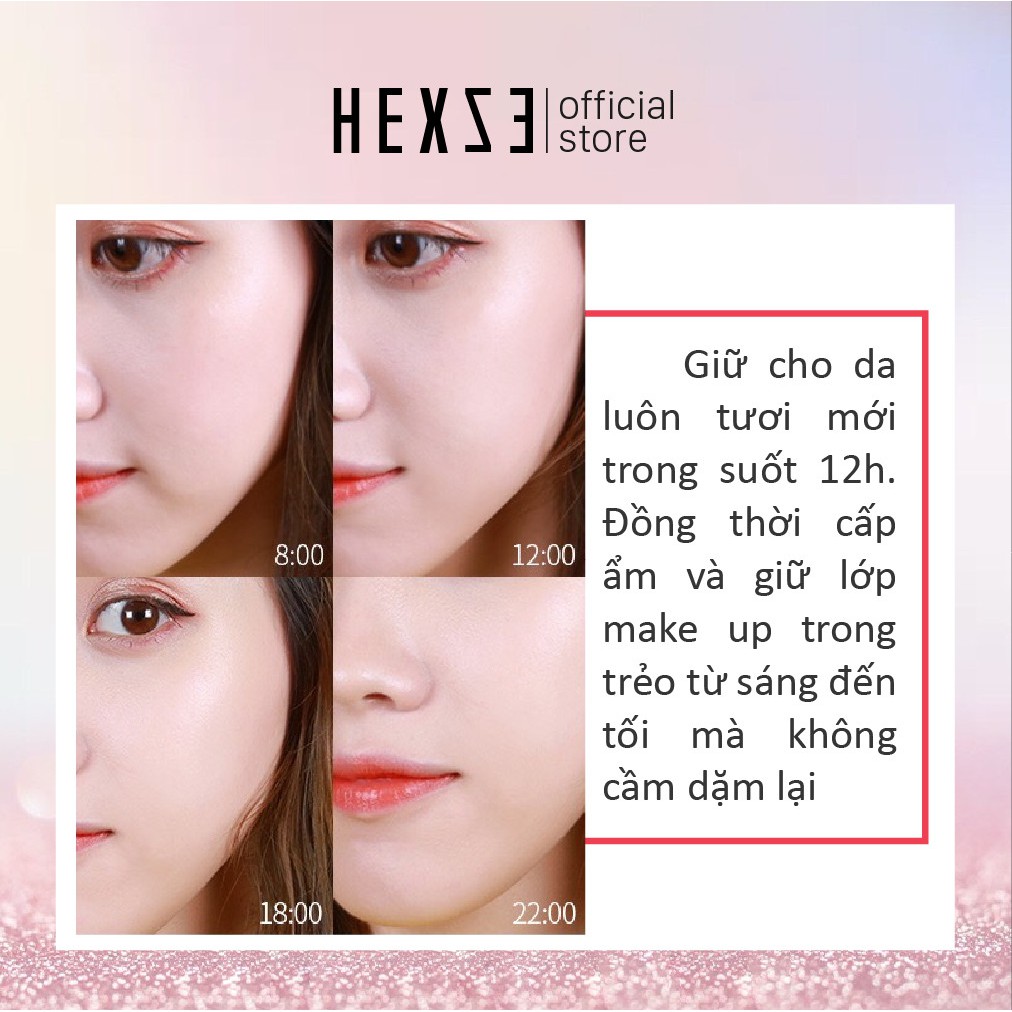 Kem nền HEXZE dạng lỏng có độ che phủ cao 2 tone màu phù hợp với mọi loại da | BigBuy360 - bigbuy360.vn