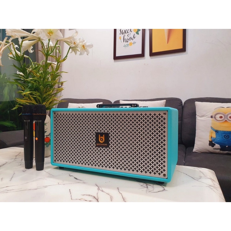 Loa mini xách tay Best Sound M6S - Tích hợp vang số chỉnh cơ có Reverb - Hệ thống 4 loa - Gia Khang Shop
