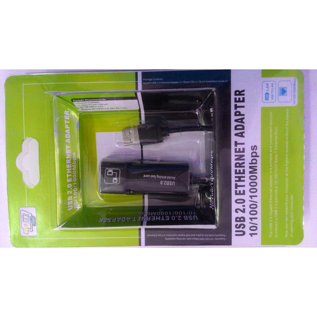 USB 2.0/3.0 to Ethernet t 10/100 LAN Wired Network Adapter for Windows, Mac- hàng tốt | WebRaoVat - webraovat.net.vn