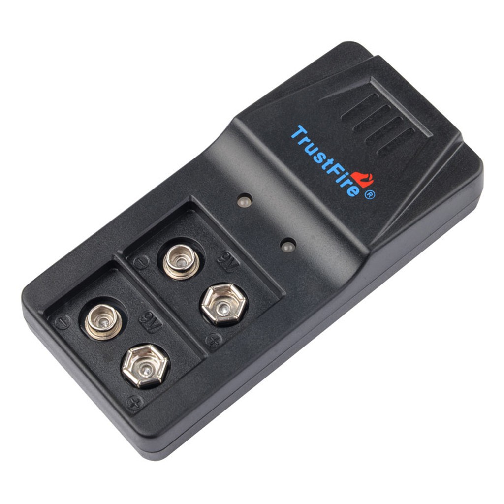 USB 9V 6F22 Battery Charger 2 Slot for 9V Rechargeable Li-lon and Ni-MH battery