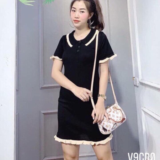 Váy len cổ đức sẵn hàng tại shop Sỉ 90k