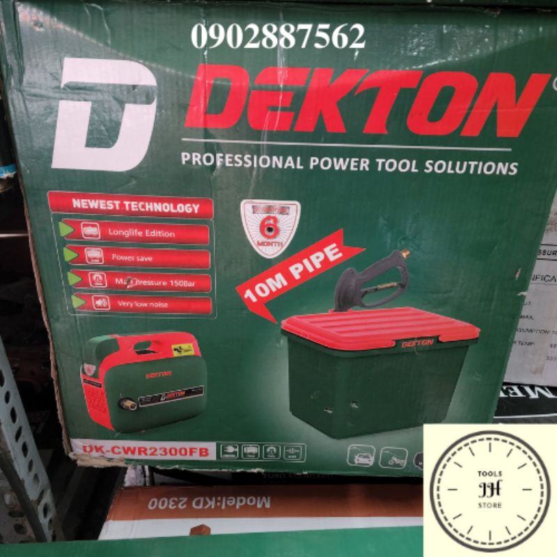 máy xịt rửa xe cao áp 2300w DEKTON DK-CWR2300FB