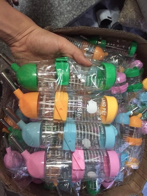 Bình nước bi landpet 80ml, 125ml, 250ml - Bình uống nước cho hamster, nhím kiểng, thỏ, bọ ú, sóc