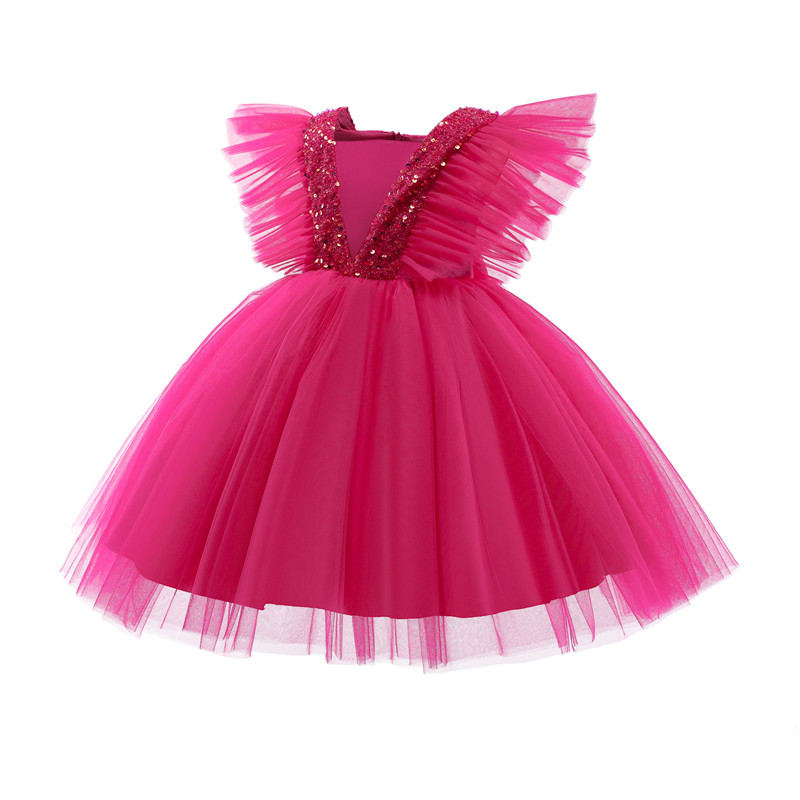 NNJXD Kids Birthday Gown Child Princess Dress for Girls