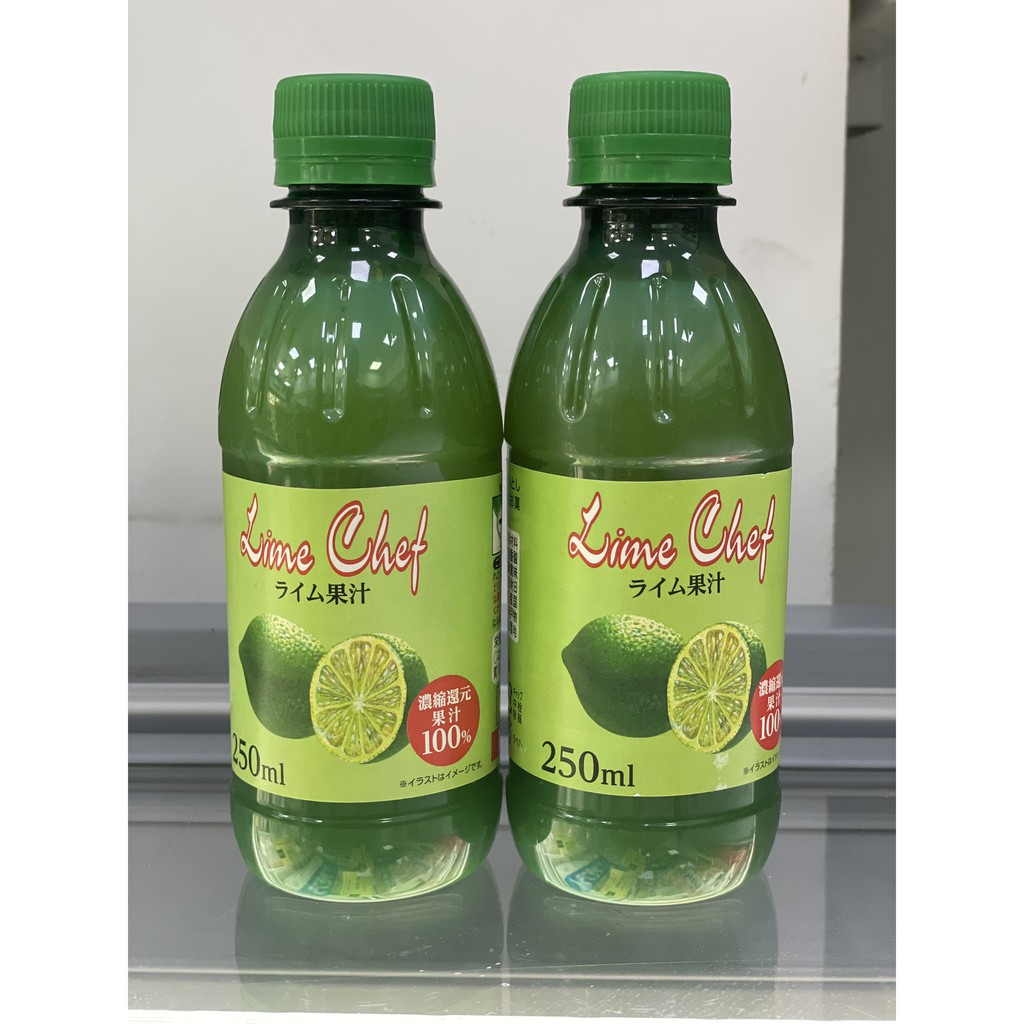 Nước cốt chanh vàng 250ml - Nước cốt chanh xanh 250ml  Nhật Bản
