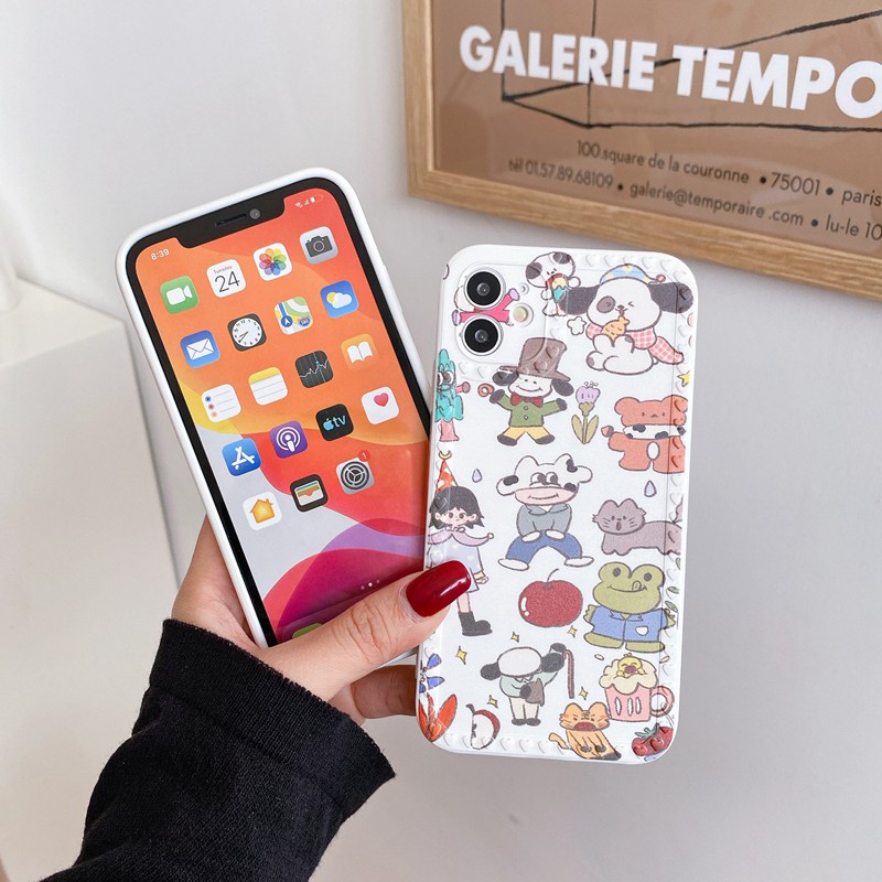 Square iphone case with heart embossed 11 / 11Pro / 11ProMax / 7 / 7plus / 8 / 8plus / x / xr / xs / 12 / pro / max / 12mini | BigBuy360 - bigbuy360.vn