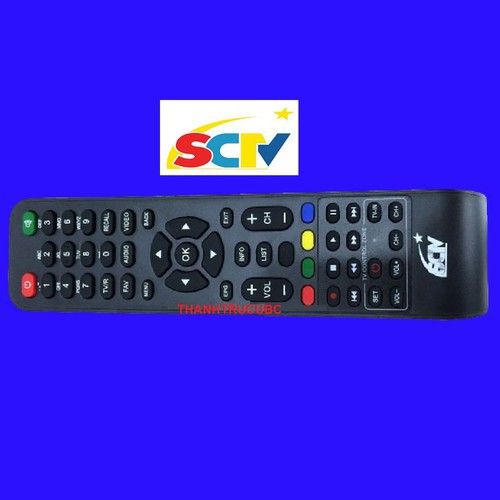 Điều khiển đầu thu truyền hình cáp sctv hd remote sctv