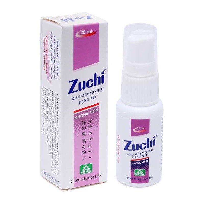 (20ml) Xịt khử mùi toàn thân ZUCHI SPRAY - Dược phẩm Hoa Linh