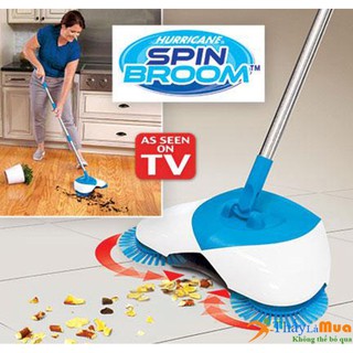 Chổi hút bụi, quét nhà thông minh xoay 360 độ cao cấp SPIN BROOM
